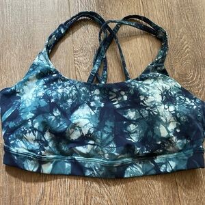 Lululemon Tie Dye Energy Bra size 10 new